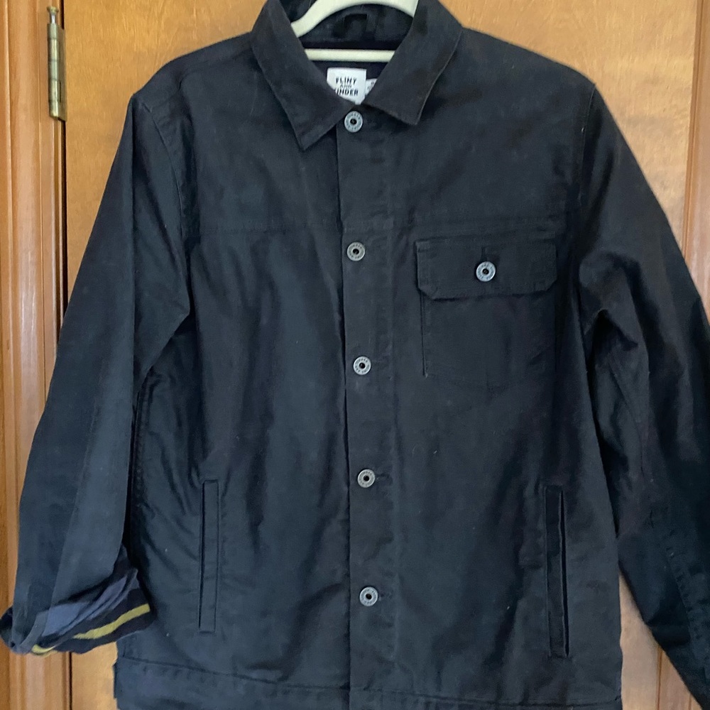 Flint and tender waxed jacket